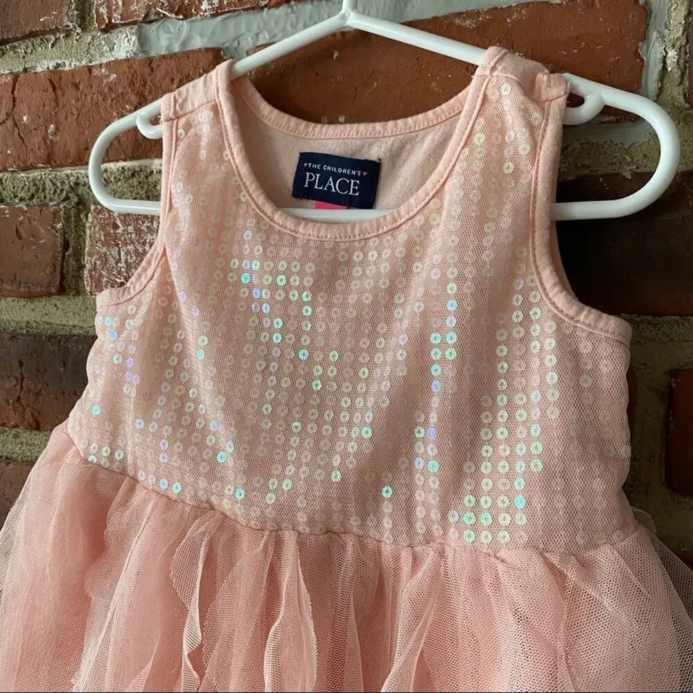 Children's Place Pink Sequin Tutu Dress - Size 2T